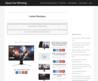 Gearsforwinning.com(Gears For Winning) Screenshot