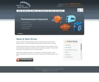 Gearsngeardrives.com(Gears & Gear Drives) Screenshot