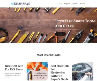 Gearspad.com(Home) Screenshot