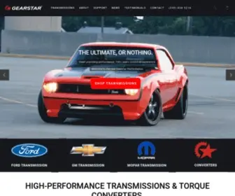 Gearstar.net(High-Performance Transmissions, Custom-Built for Precision) Screenshot