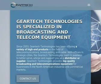 Geartechtechnologies.com(Geartech Technologies) Screenshot