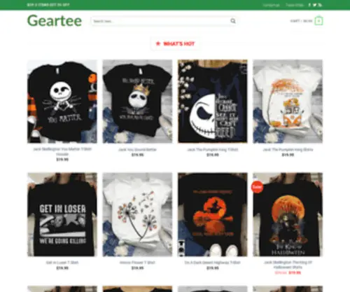 Gearteestore.com(Shop for fashionable) Screenshot