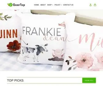 Geartop.co.uk(Personalized Pillows) Screenshot