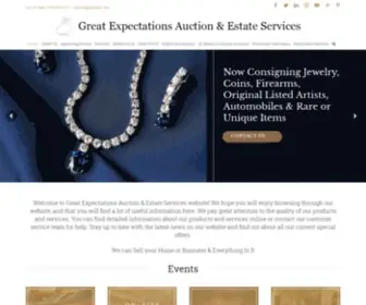 Geauction.com(Great Expectations Auction) Screenshot