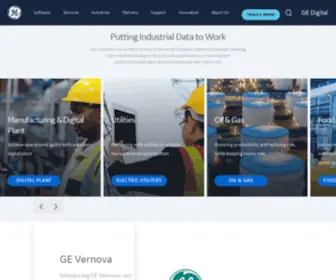 Geautomation.com(GE Vernova's digital grid software) Screenshot