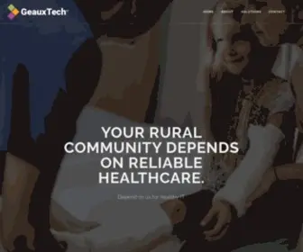 Geauxtech.com(IT for Rural Healthcare) Screenshot