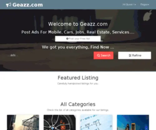 Geazz.com(Geazz) Screenshot