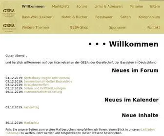 Geba-Online.de(Kontrabässe) Screenshot