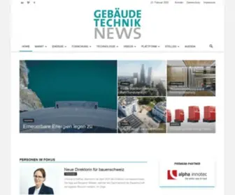 Gebaeudetechnik-News.ch(Gebaeudetechnik News) Screenshot