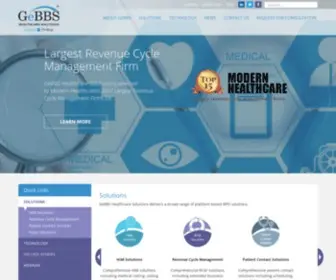 Gebbs.com(Healthcare Outsourcing Company) Screenshot