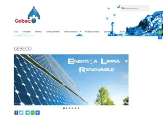 Gebeco.com.mx(Bombas de agua) Screenshot