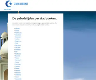 GebedstijDen.net(GebedstijDen) Screenshot