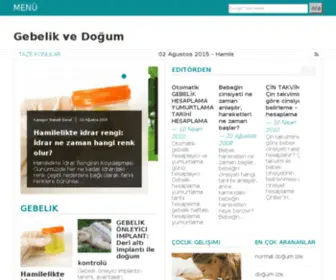 Gebelikvedogum.net(Gebelik ve Doğum) Screenshot