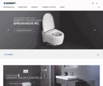 Geberit-Aquaclean.sk(Geberit Aquaclean) Screenshot