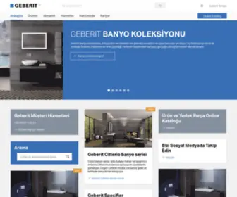 Geberit.com.tr(Geberit Türkiye) Screenshot