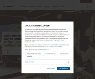 Geberit.com(The globally operating Geberit Group) Screenshot