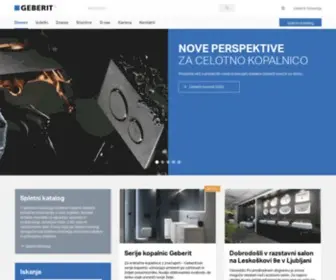 Geberit.si(Začetna stran) Screenshot