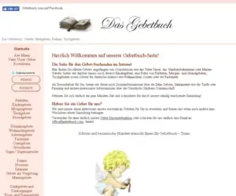 Gebetbuch.com(Gebete aus dem Gebetbuch) Screenshot