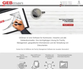 Gebman.com(Facility Management neu gedacht) Screenshot