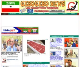 Gebogebonews.com(Warar Dhexdhexaad Ah Sugan Mar Walba) Screenshot