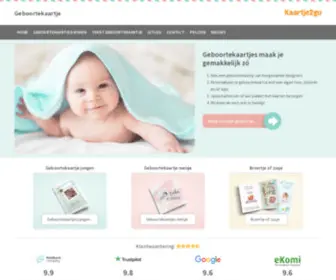 Geboortekaartjeswereld.nl(De mooiste geboortekaartjes) Screenshot