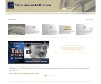 Gebpartners.it(Valente Associati GEB Partners) Screenshot