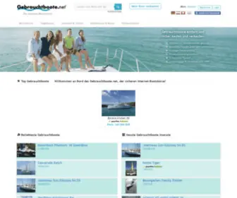 Gebrauchtboote.de(Die Internet) Screenshot