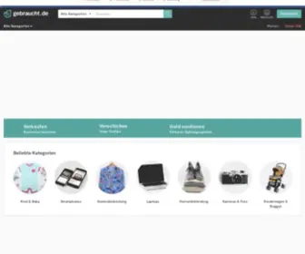 Gebraucht.de(Online Marktplatz) Screenshot