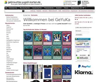 Gebrauchte-Yugioh-Karten.de(Yu-Gi-Oh) Screenshot