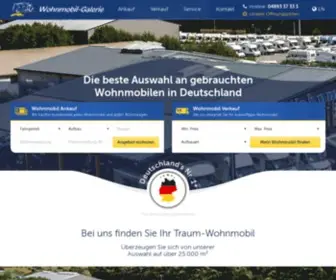 Gebrauchtewohnmobile.de(Gebrauchte Wohnmobile bei der Wohnmobil) Screenshot