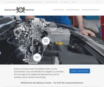 Gebrauchtmotoren-Austauschmotor.de(Gebrauchtmotoren & Austauschmotoren bei Motorencenter kaufen) Screenshot