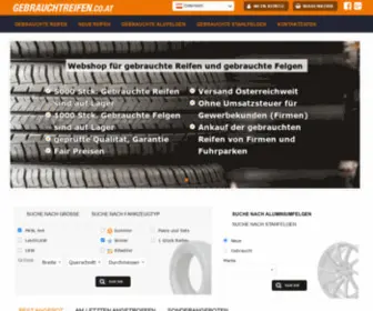 Gebrauchtreifen.co.at(Gebrauchte Reifen) Screenshot