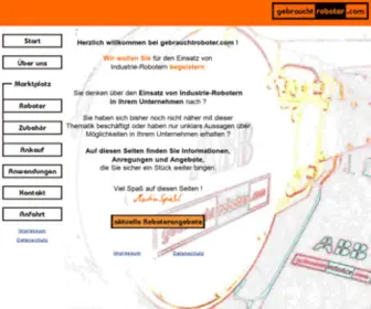 Gebrauchtroboter.com(Angebot gebrauchter Industrie) Screenshot