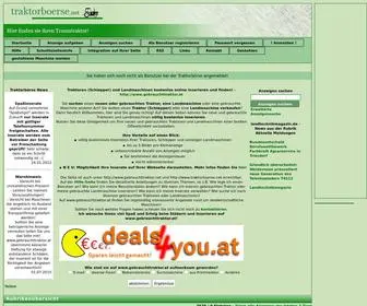 Gebrauchttraktor.com(Traktor Landmaschinen Schlepper gebraucht ) Screenshot