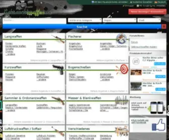 Gebrauchtwaffen.com(Kostenlose Kleinanzeigen für Waffen) Screenshot