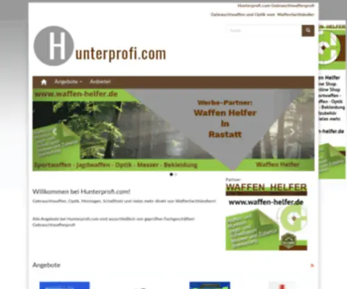Gebrauchtwaffenprofi.com(Gebrauchtwaffen, Hunterprofi) Screenshot