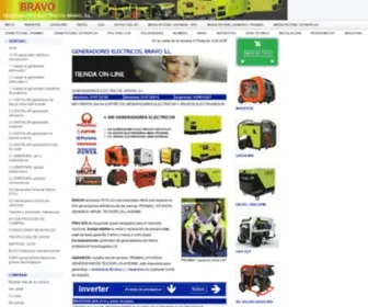Gebravo.com(GENERADORES ELECTRICOS) Screenshot