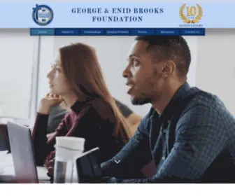 Gebrooksfoundation.org(GEORGE & ENID BROOKS FOUNDATION) Screenshot