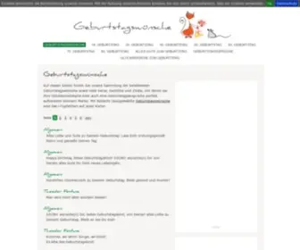Geburtstags-Wuensche.info(GEBURTSTAGSW) Screenshot