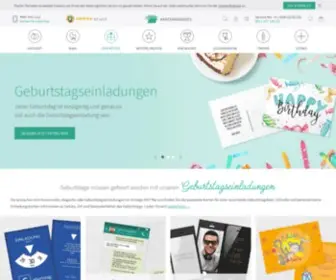 Geburtstagseinladung-Paradies.de(Einladungskarten zum Geburtstag) Screenshot