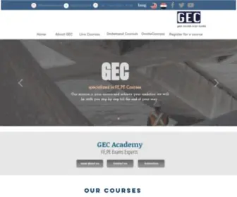 Gec-Academy.com(Fe Exam) Screenshot