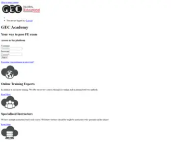 Gec-Learning.com(Gec Learning) Screenshot