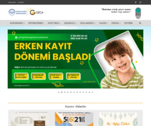 Geca.com.tr(Anasayfa) Screenshot