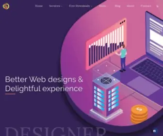 GeCDesigns.com(Free Isometric illustrations) Screenshot