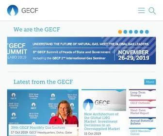 Gecf.org(Gas Exporting Countries Forum) Screenshot