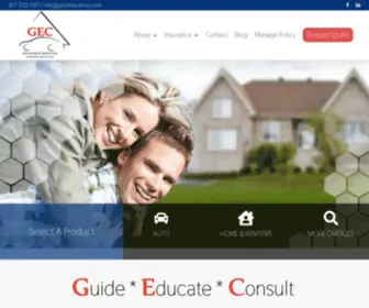 Gecinsurance.com(GEC Insurance Services) Screenshot