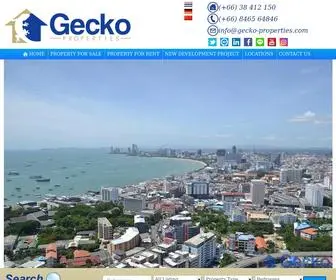 Gecko-Properties.com(Thailand Real Estate by Gecko Properties) Screenshot