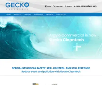 Gecko.com.au(Gecko Cleantech) Screenshot