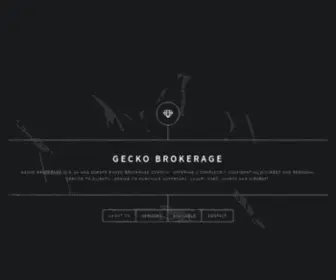 Geckobrokerage.com(Gecko Brokerage) Screenshot