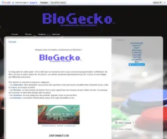 Geckoessence.com(Critique et culture geek) Screenshot